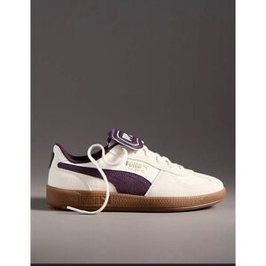 PUMA Palermo Premium Sneakers Men’s 8 women’s 9.5 Alpine Snow Midnight Plum Gum